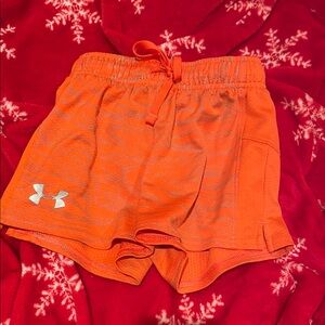 Under Armour Kid 's Orange Shorts